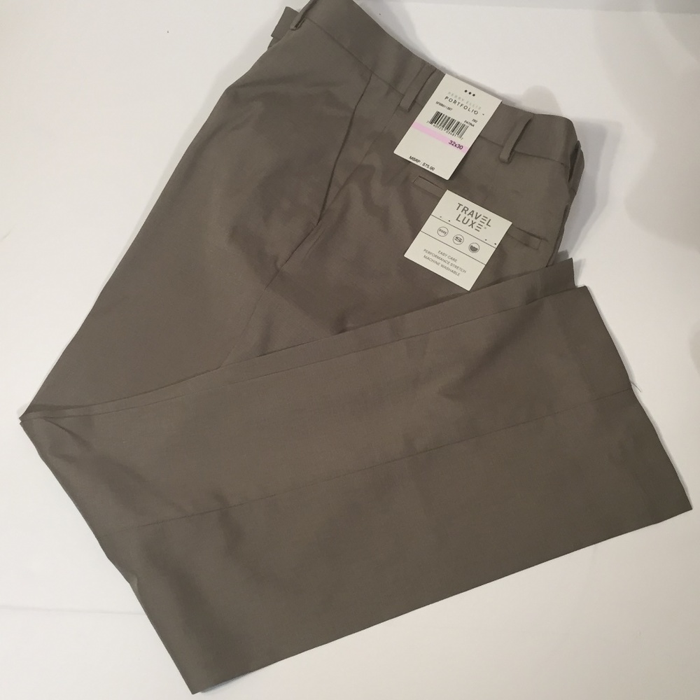 NWT, Men's Perry Ellis Travel Luxe Pants, sz 32x30